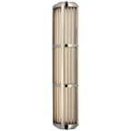 Perren Large Wall Sconce - Polished Nickel and Glass Rods