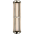 Perren Medium Wall Sconce - Polished Nickel and Glass Rods