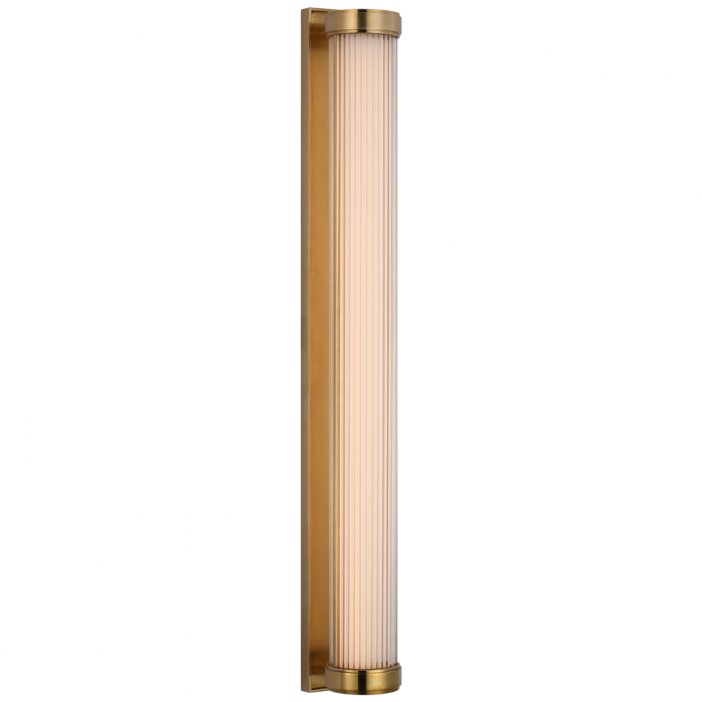 Perren Large Wall Sconce - Natural Brass and Glass Rods