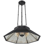 Rivington Medium Eight-Paneled Chandelier - Bronze