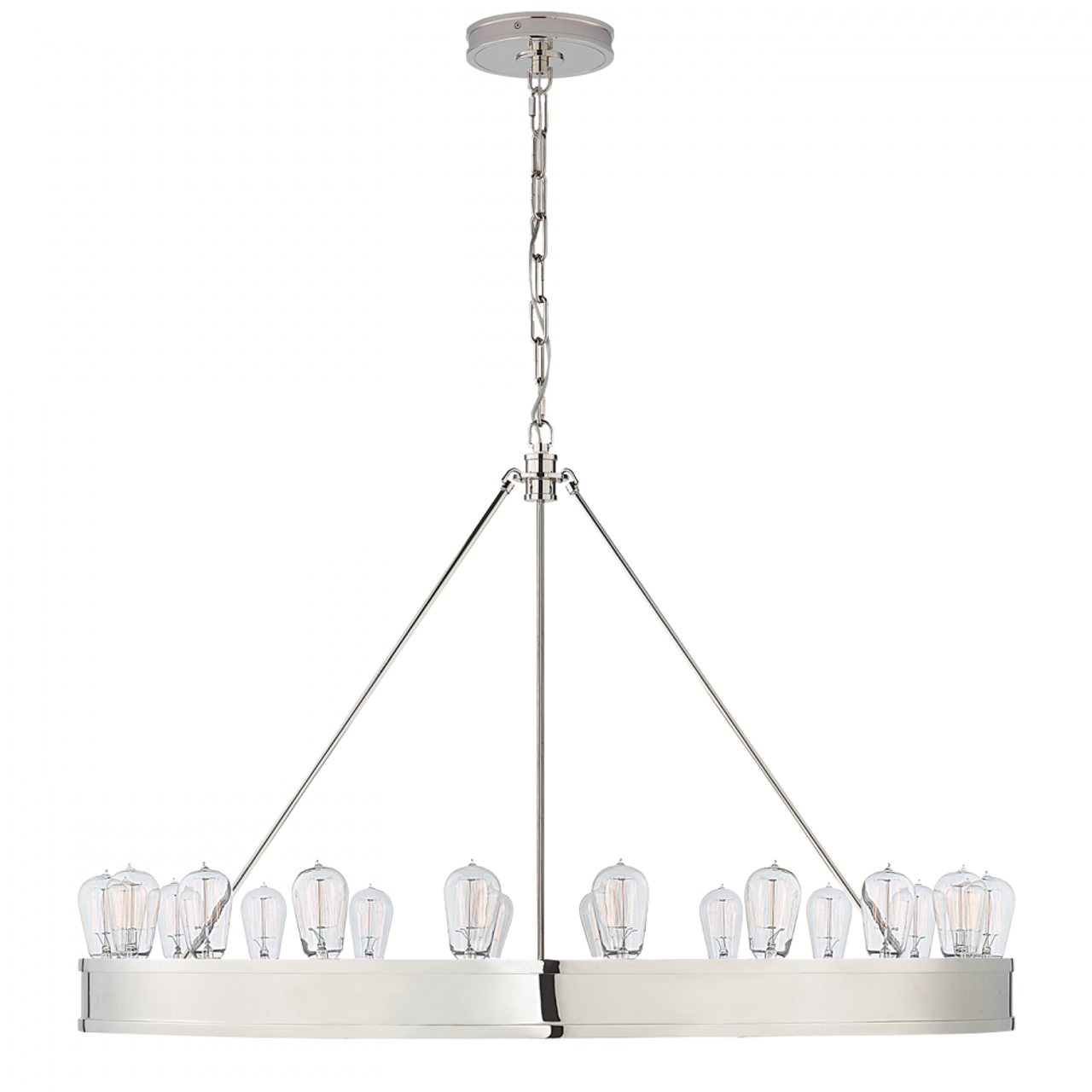 Westbury Double Tier Chandelier - Polished Nickel