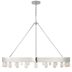 Roark 50" Modular Ring Chandelier - Polished Nickel