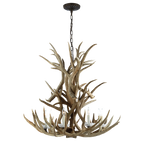 Straton Single Tier Chandelier - Natural Bone