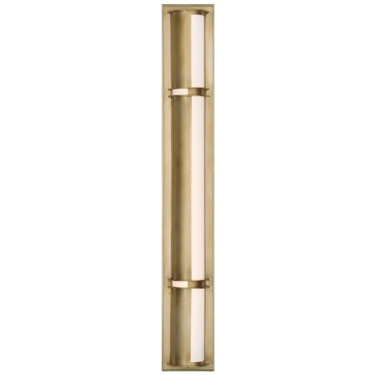 Strever 32" Shielded Bath Light - Natural Brass