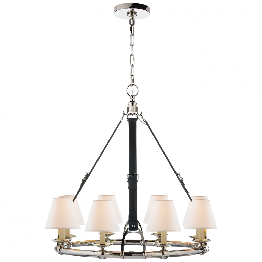 Westbury Double Tier Chandelier - Natural Brass