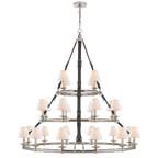 Westbury Triple Tier Chandelier - Polished Nickel