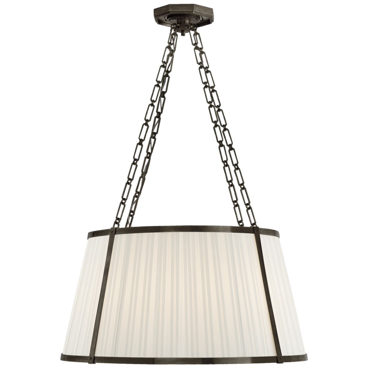 Cambridge Medium Smoke Bell Lantern - Butler's Silver