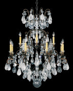 Renaissance Chandelier, 25-Light, Heirloom Gold, Clear Swarovski Crystal, 45"W (3774-22S C14GT)