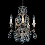 Sarella Chandelier, 8-Light, White, Clear Heritage Crystal, 30"W (RS8308N-06H 1HZQMV)
