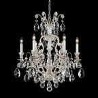 Renaissance Chandelier, 7-Light, French Gold, Clear Swarovski Crystal, 23.5"W (3770-26S 1HZRLX)