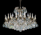 Renaissance Chandelier, 25-Light, Heirloom Gold, Clear Heritage Crystal, 45"W (3774-22 1L0F7)