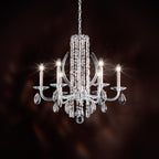 Bagatelle Chandelier, 11-Light, Polished Silver, Clear Heritage Crystal, 26.5"W (1238N-40H 1HWRX0)