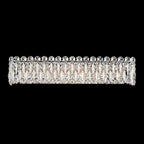 Emilea Wall Sconce, 2-Light, French Gold, Clear Optic Crystal, Hardback Off White Shade, 20"H (MA1002N-26O 1HZWHG)