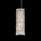 Sarella Chandelier, 17-Light, Polished Stainless Steel, Clear Heritage Crystal, 40.5"W (RS8415N-401H 1HWVTJ)