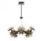 Luna Chandelier, 15-Light, Matte Black, 45"W (1-1868-15-89 ALVNX)
