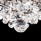 Sospeso Dome X-Large Pendant, 1-Light, LED, Polished Nickel, 19.3"H (SLPD26827N 70PKL45)