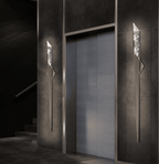 Solitude Wall Sconce, Integrated LED, Aged Brass, Optic Haze Quartz (BWS31270-AB YUEX014CYY)