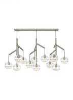 Renaissance Chandelier, 14-Light, Heirloom Bronze, Clear Swarovski Crystal, 56"W (3796N-76S 1J2V6Y)