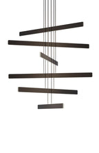 Royyo Pendant, 19-Light, Circular, LED, Silver, Silver Canopy, 22"W (RYP-C19-SW-SIL 407UELF)