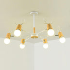 6-light Antlers-shaped LED Nordic Chandeliers Ceiling Lights Hanging Lamp