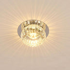 Chandelier Geometric Flush Mount Kitchen Light Fixtures Metal Crystal Ceiling Lights