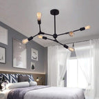 9-light LED Irregular Design Metal Nordic Chandeliers Pendant Lights