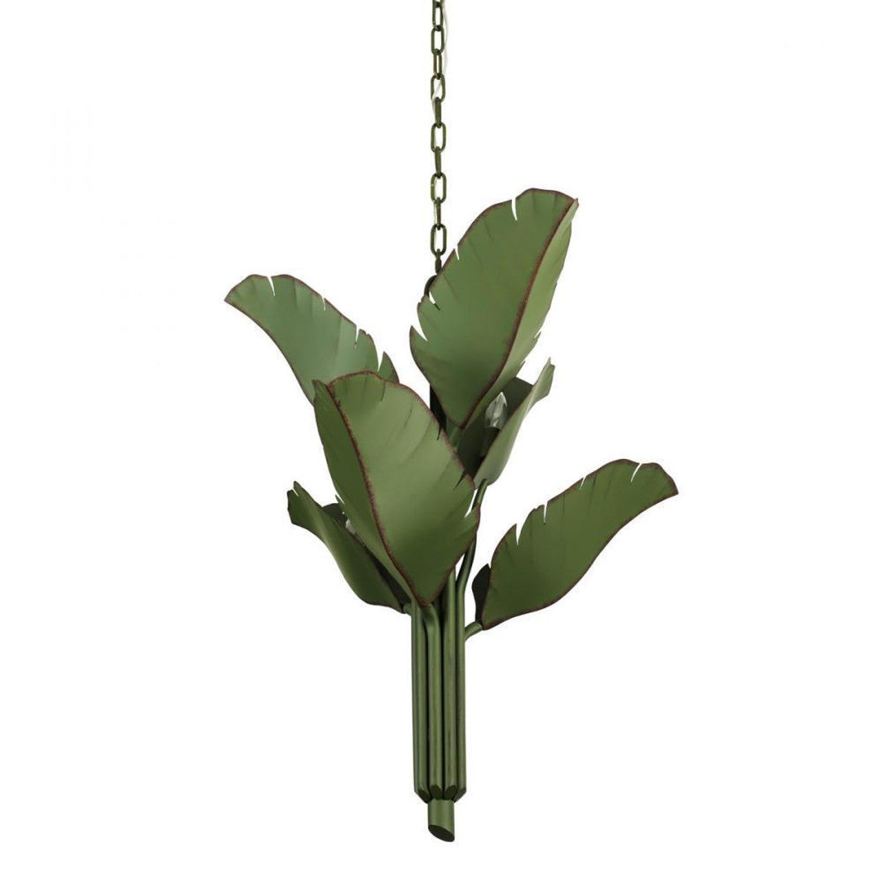 Banana Leaf Chandelier - Green
