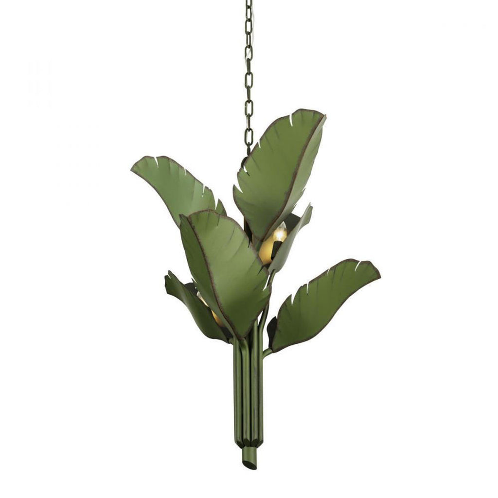 Banana Leaf Chandelier - Green