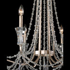 Barcelona 6 Light Chandelier - Transcend Silver