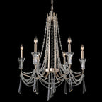 Barcelona 6 Light Chandelier - Transcend Silver