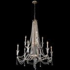 Barcelona 9 Light Chandelier - Transcend Silver