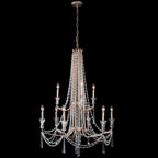 Barcelona 9 Light Chandelier - Transcend Silver