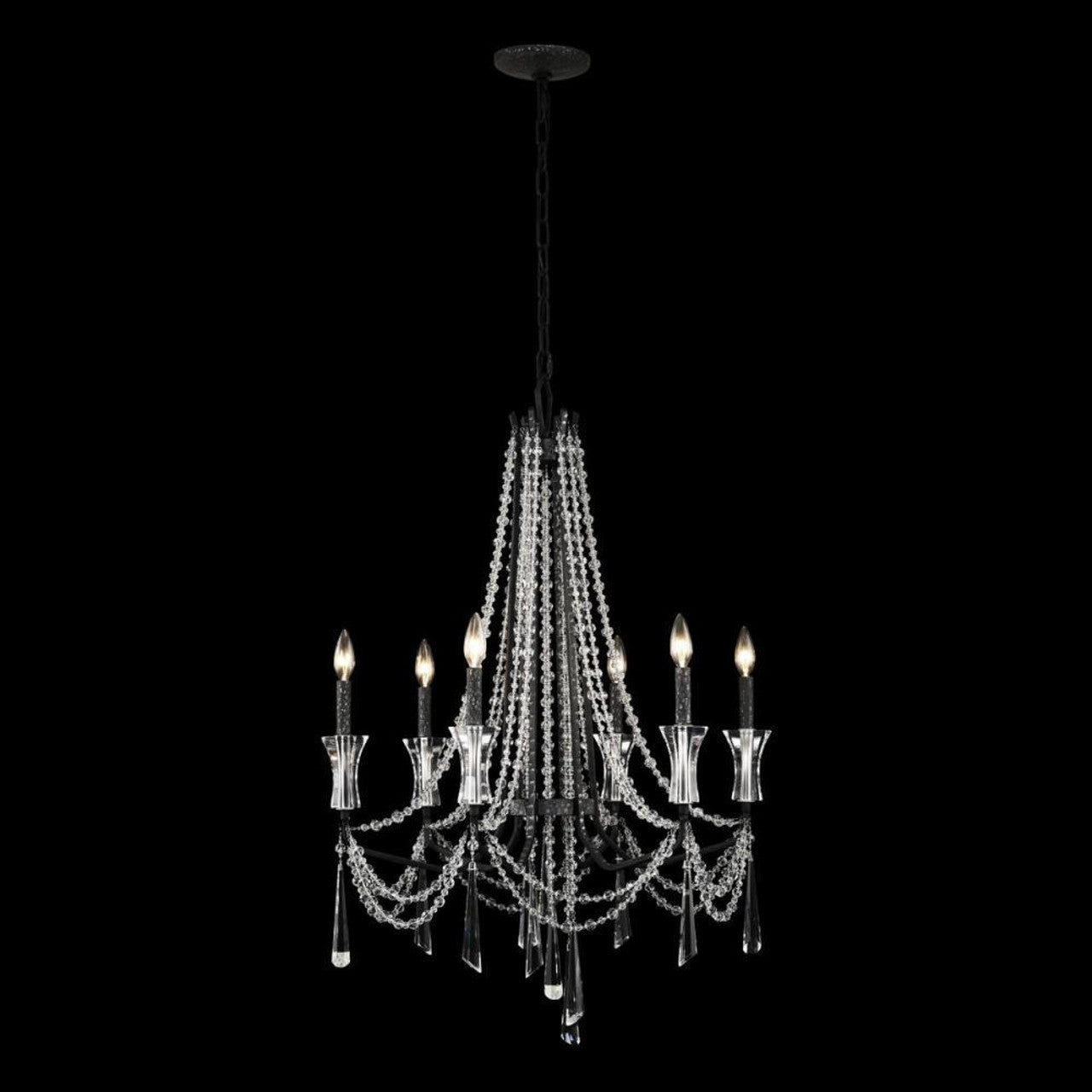 Barcelona Crystal Chandelier - Black
