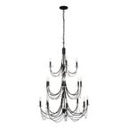 Brentwood Three-Tier Chandelier - Black