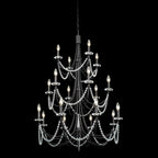 Brentwood Three-Tier Chandelier - Black