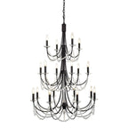 Brentwood Three-Tier Chandelier - Black