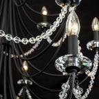 Brentwood Three-Tier Chandelier - Black