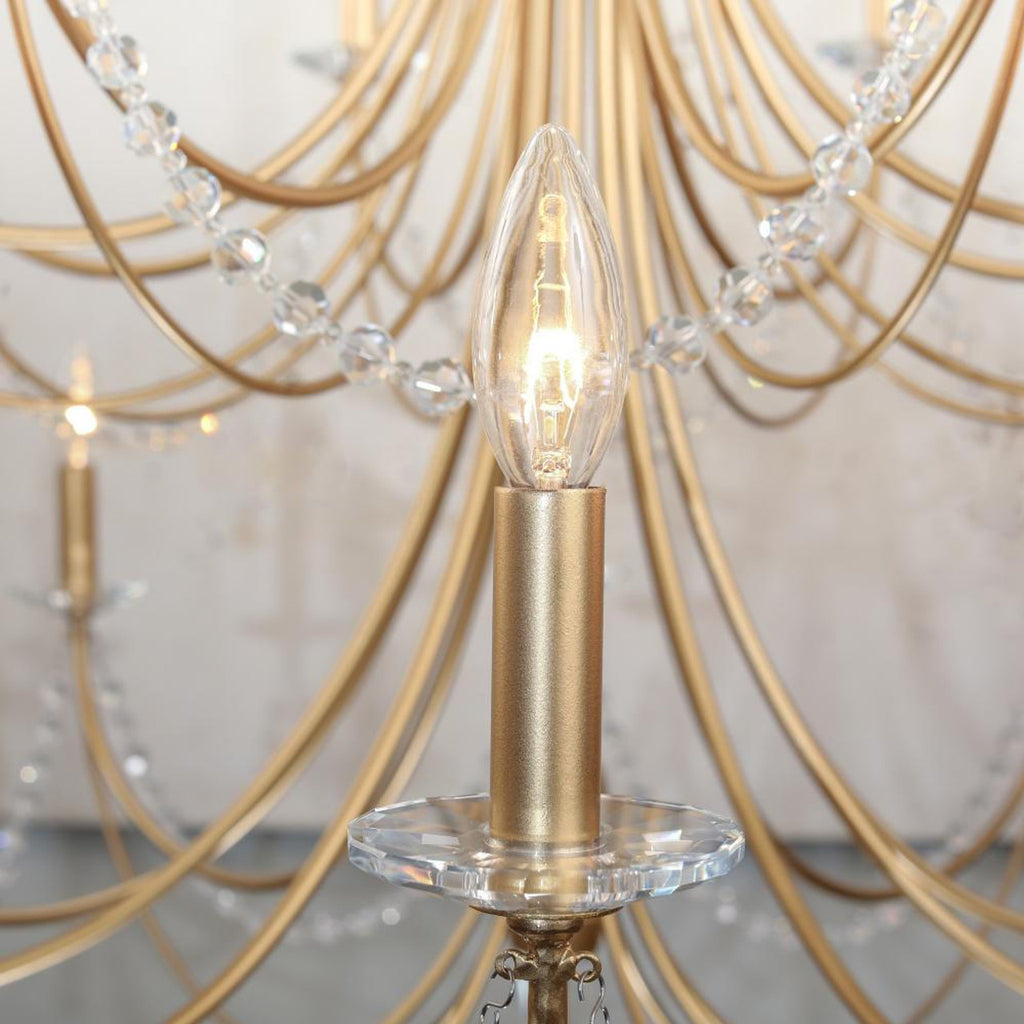 Brentwood Three-Tier Chandelier - Gold