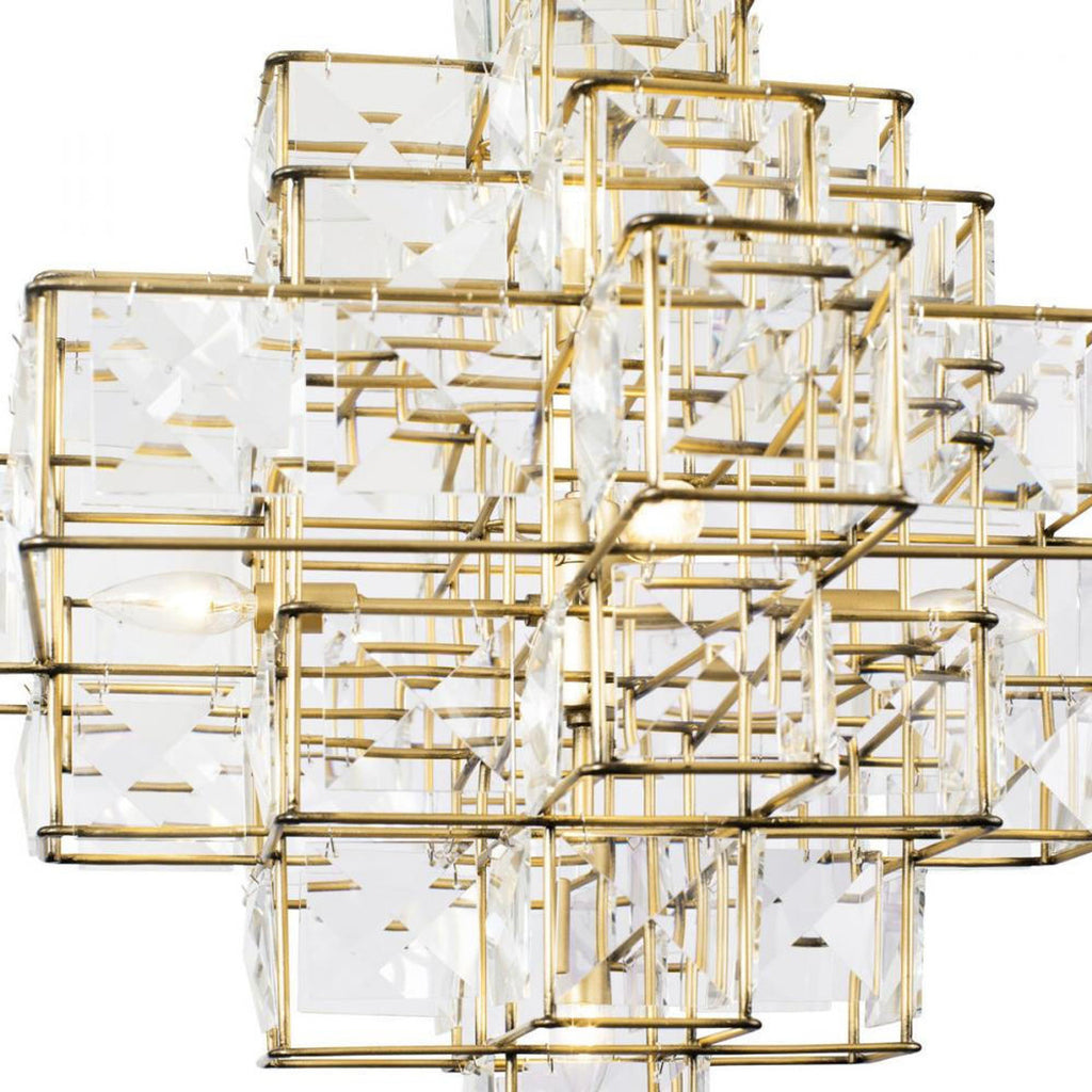 Cubic Chandelier - Calypso Gold