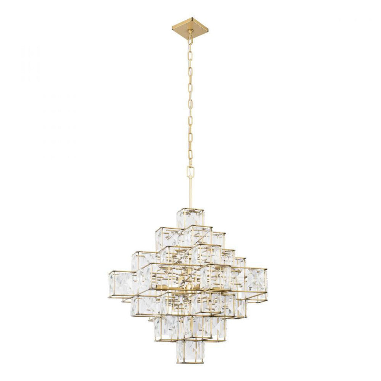 Cubic Chandelier - Calypso Gold