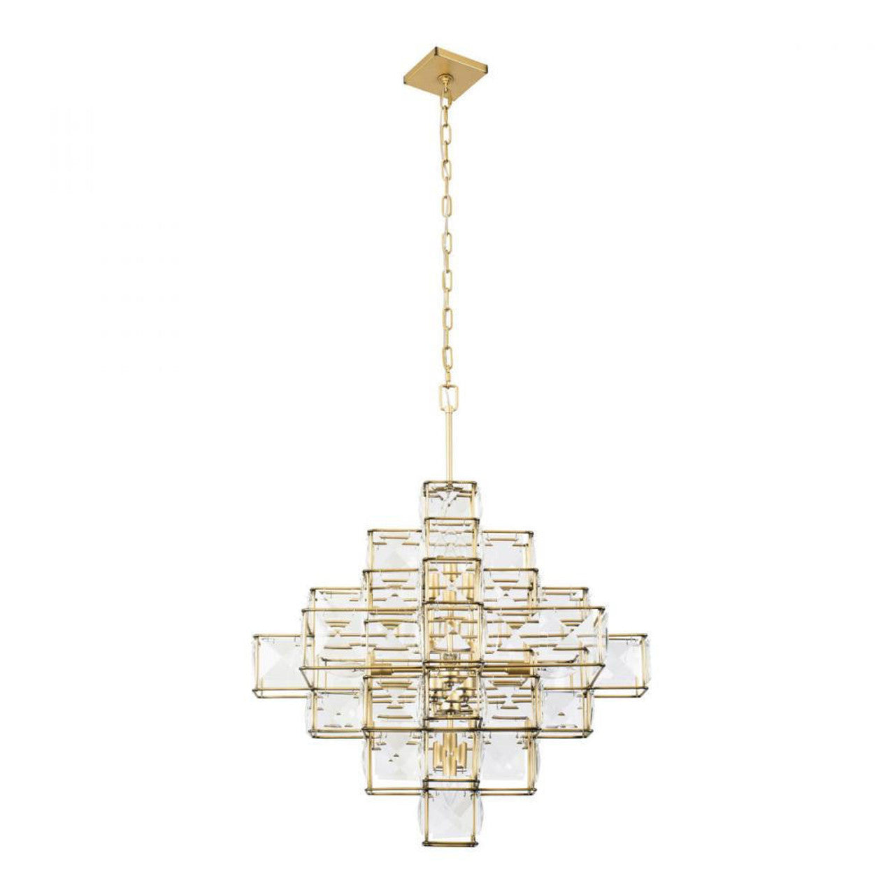 Cubic Chandelier - Calypso Gold