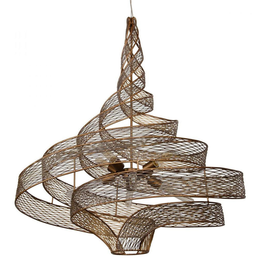 Windsor 4-Lt Crystal Pendant - Carbon/Havana Gold, Varaluz 345P04CBHG YV0K03YGDF