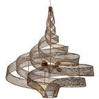 Windsor 4-Lt Crystal Pendant - Carbon/Havana Gold, Varaluz 345P04CBHG YV0K03YGDF