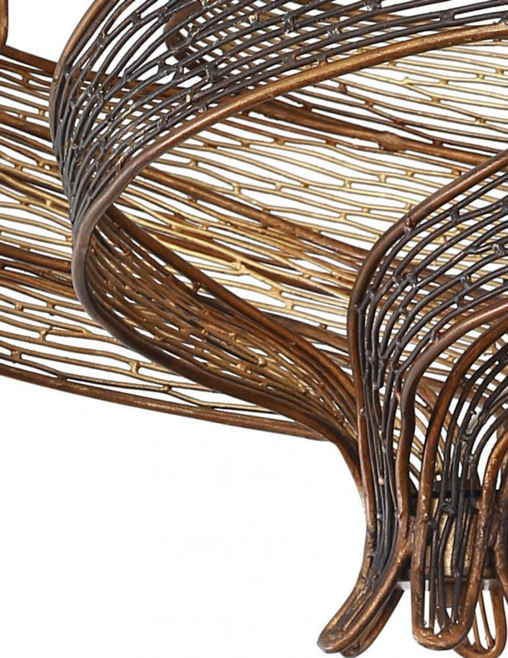 Flow Chandelier - Hammered Ore