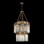 Matrix 14 Light Chandelier - Havana Gold