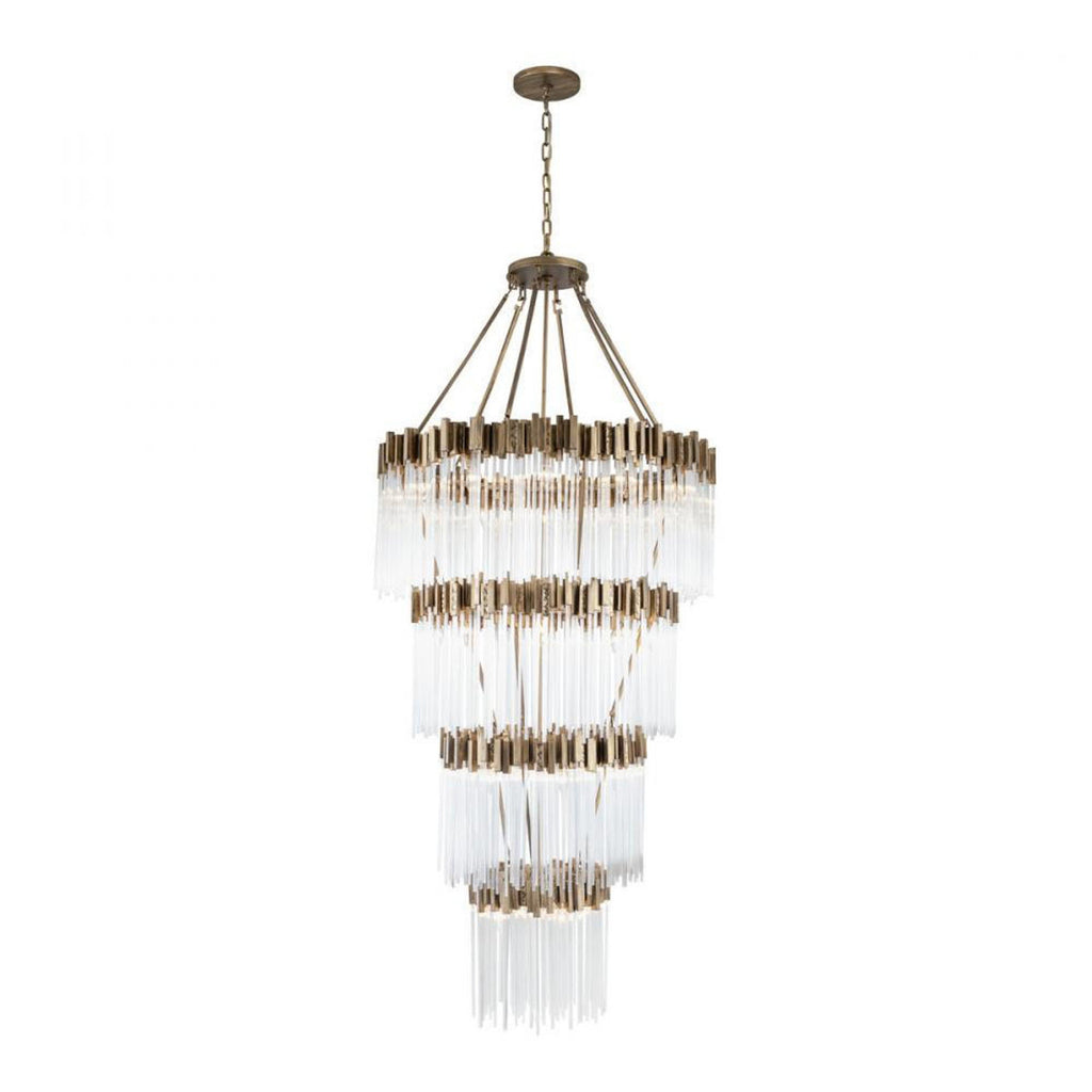 Matrix 30 Light Chandelier - Havana Gold