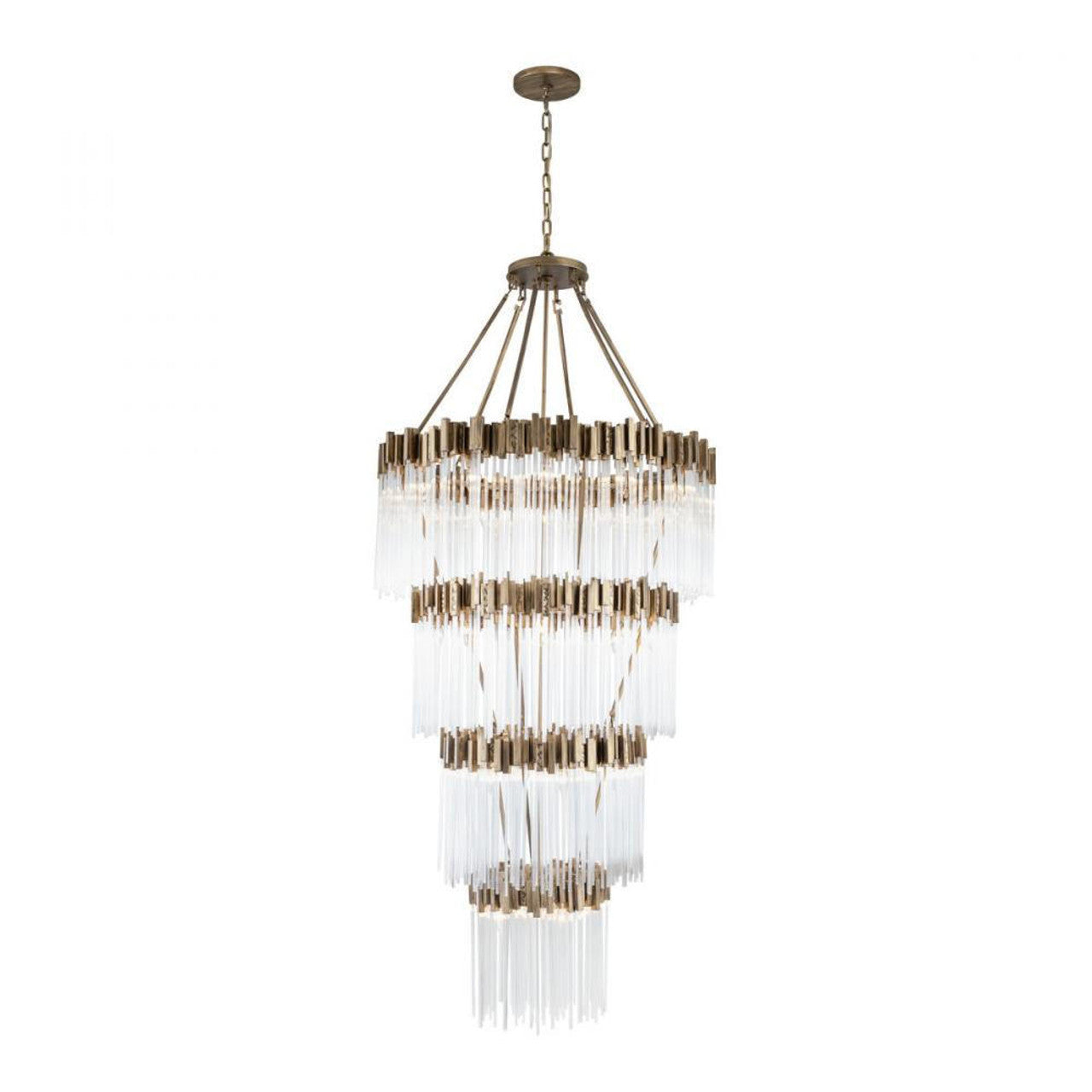 Matrix 30 Light Chandelier - Havana Gold