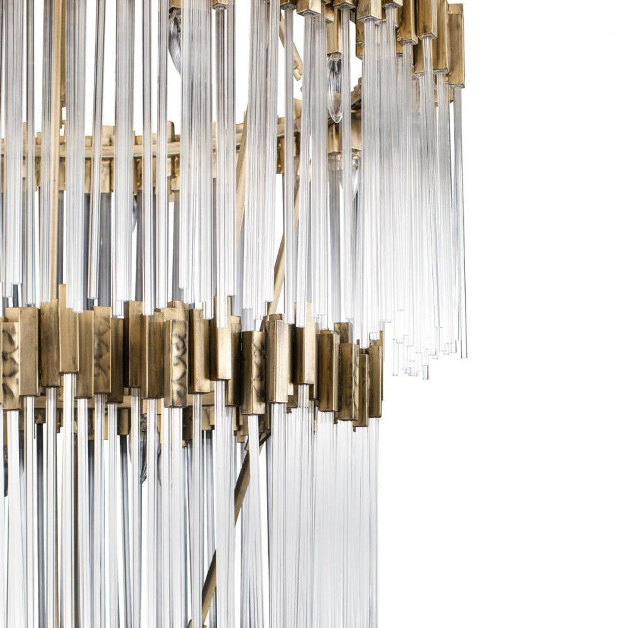 Matrix 30 Light Chandelier - Havana Gold