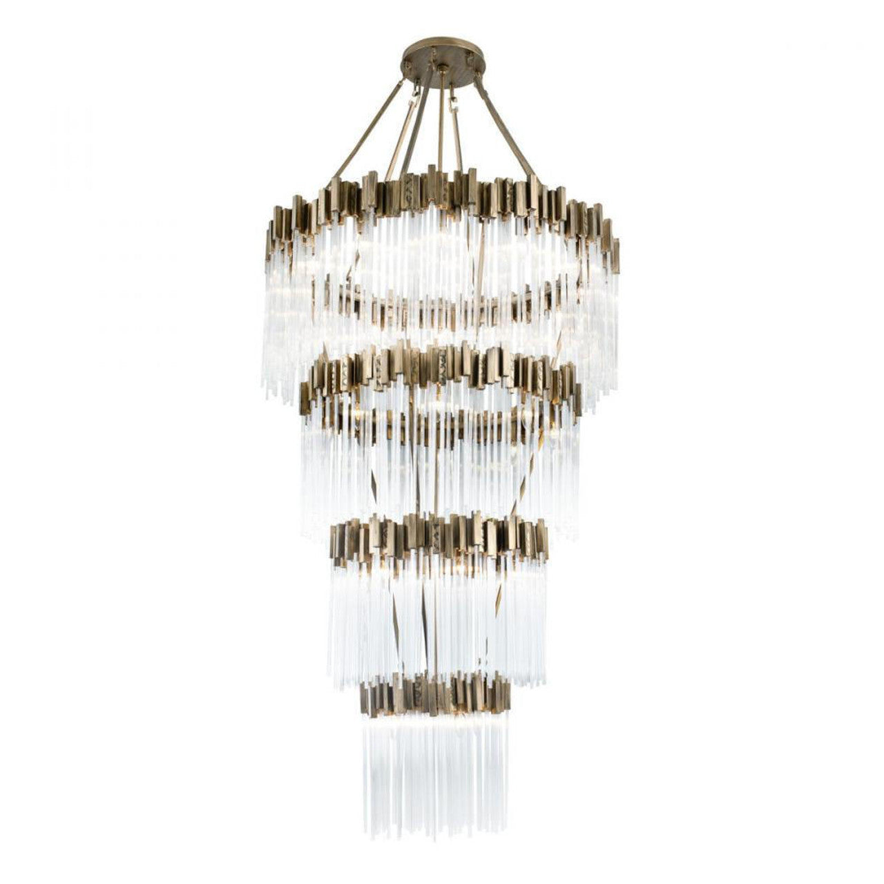 Matrix 30 Light Chandelier - Havana Gold