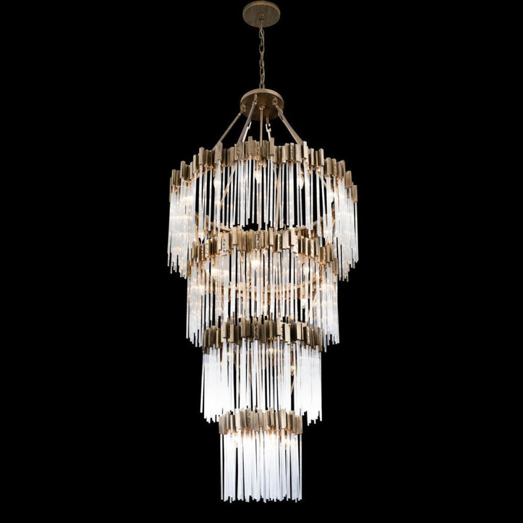 Matrix 30 Light Chandelier - Havana Gold
